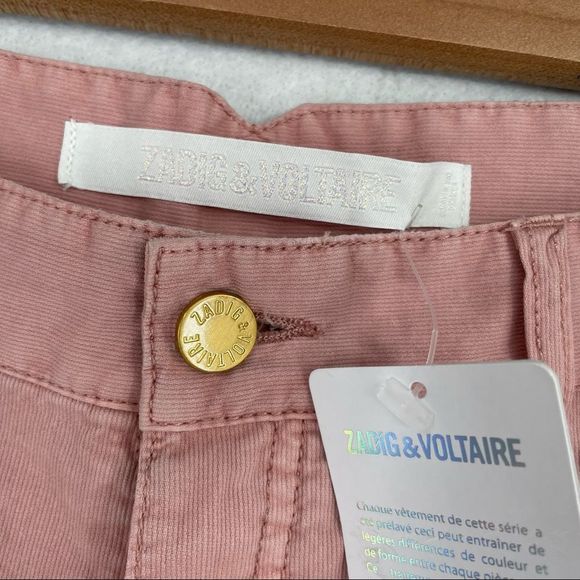 Zadig & Voltaire Corduroy Pants NWT 38/M - Picture 6 of 12